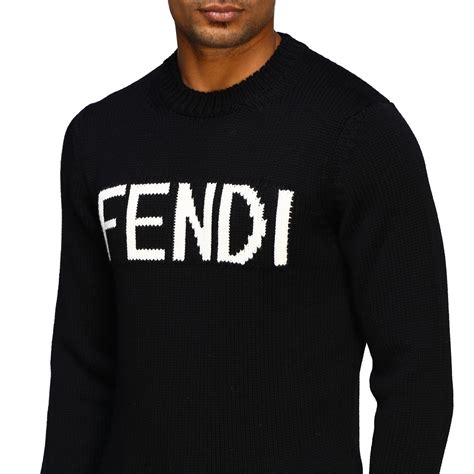 fendi logo sweater|fendi sweaters men.